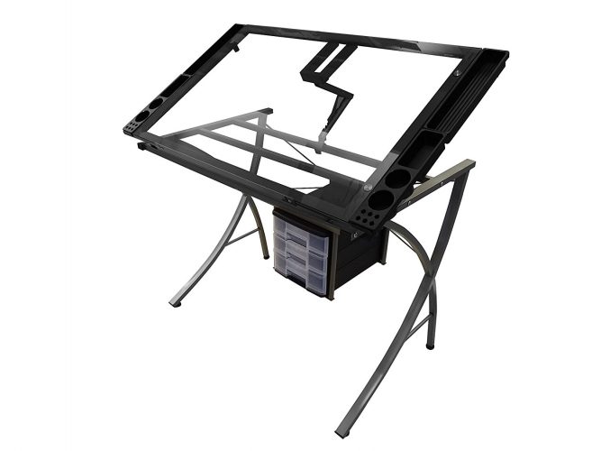 Artie’s Studio Office Drafting Table Art Drawing Adjustable Craft Station - Drawing Table