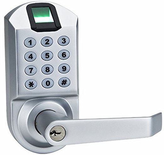 Ardwolf A1 No Drills Needed Keyless Keypad Biometric Fingerprint Door Lock - Keypad Door Locks