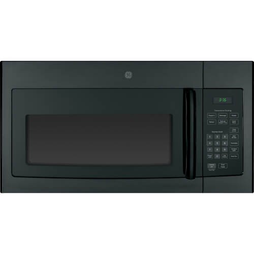  GE JVM3160DFBB 30" Over-the-Range Microwave Oven with 1.6 cu. ft. Capacity in Black - Over the Range Microwaves