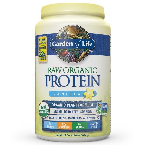  Garden of Life Organic Vegan Protein Powder with Vitamins and Probiotics - Protein Powders