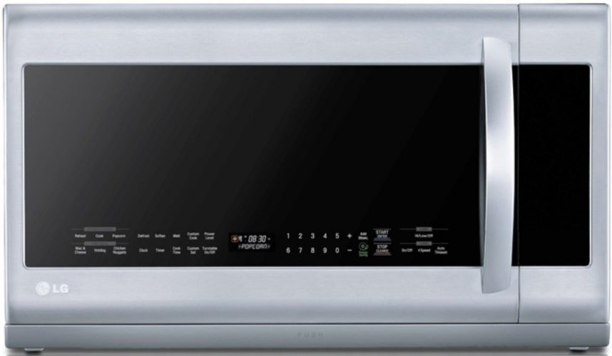 LG LMHM2237ST 2.2 Cubic Feet Over-The-Range Microwave Oven, Stainless Steel - Over the Range Microwaves