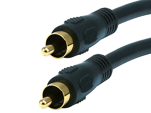 Monoprice102743 75 Ohm Digital Coaxial Audio/Video RCA Cable - Digital Coaxial Cables