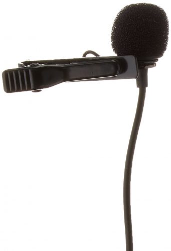 Saramonic SR-GMX1 Platinum Lavalier Clip-on Microphone with Lapel Clip, Foam, and Furry Windscreens - GoPro External Microphone