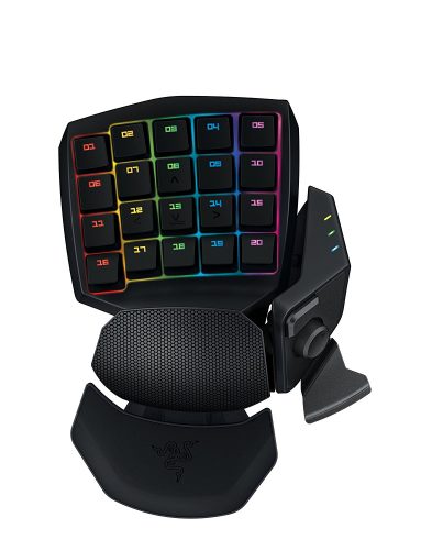 RazerOrbweaver Chroma - Elite RGB Mechanical Switches Gaming Keypad - Adjustable Hand, Thumb, and Palm-Rest - gaming keypad