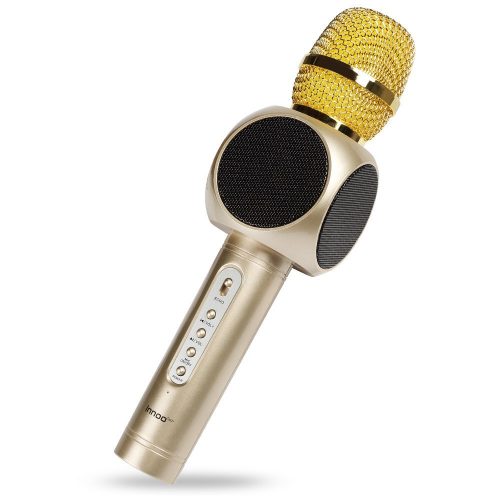 Wireless Karaoke Microphone, Innoo Tech 4-in-1 Portable Bluetooth karaoke player for iPhone Android Apple PC or Smartphone, Handheld Karaoke Machine for Home KTV Outdoor Party Music Playing Singing - Bluetooth Microphone