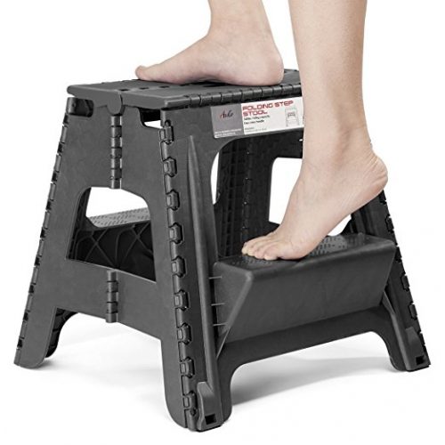 Acko 2-in-1 Dual Purpose Stool Two Step Ladder - 2 Step Ladders