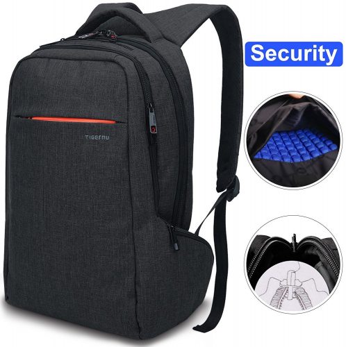 LAPACKER 15.6 Anti-Theft Slim Water Resistant Laptop Backpack Bag for Men&Women, Lightweight Business Travel College Computer Backpacks for Laptop in Black - 15 inch laptop backpack