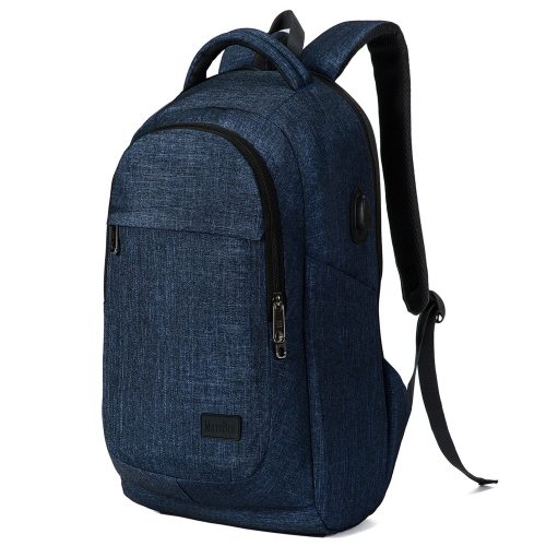 MarsBro Business Travel Water Resistant Polyester 15.6 Inch Laptop Backpack Blue - 15 inch laptop backpack