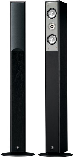 Yamaha NS-F210BL 2-Way Bass-Reflex Floor-standing Speaker - Each (Black) - floor standing speaker