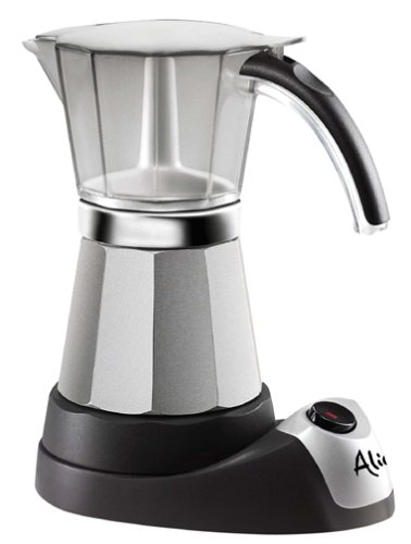 Delonghi EMK6 Alicia Electric Moka Espresso Coffee Maker - Hot Chocolate Makers