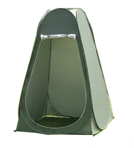 Faswin Pop Up Pod Toilet Tent Privacy Shelter Tent Camping Shower Potable Outdoor Changing Room Dark Green - Best Shower Tents
