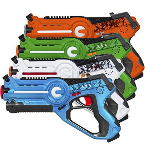 Best Choice Products Kids Laser Tag Set Gun Toy Blasters W/ Multiplayer Mode, 4 Pack - Laser Tag Toys