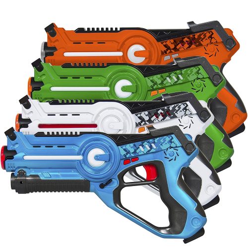 Best Choice Products Kids Laser Tag Set Gun Toy Blasters W/ Multiplayer Mode, 4 Pack - Laser Tag Guns