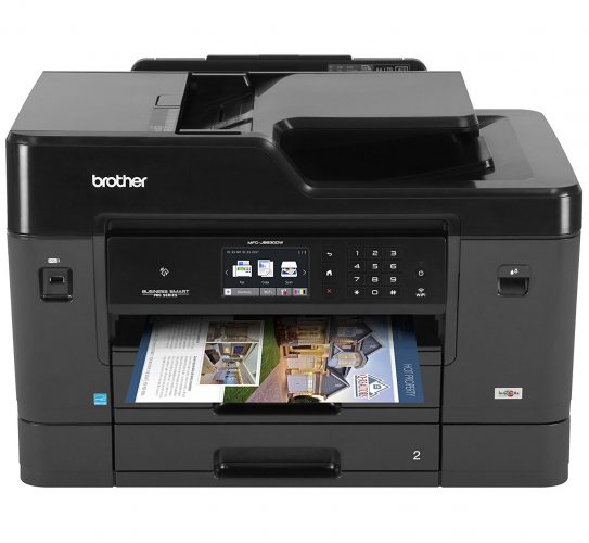 Brother Printer MFCJ6930DW Wireless Color Printer with Scanner, Copier & Fax, Amazon Dash Replenishment Enabled - fax machine
