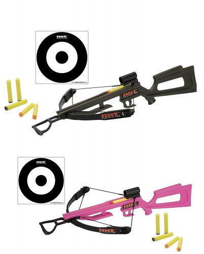 NXT Generation His & Hers Toy Crossbow Set - Shoots Almost 70 Feet with Amazing Accuracy - Compound Bows For Kids 