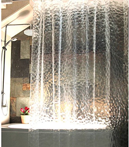 Eforgift Heavy Duty 3D Cube, Waterproof, Mildew-free Shower Curtain- Shower Curtain