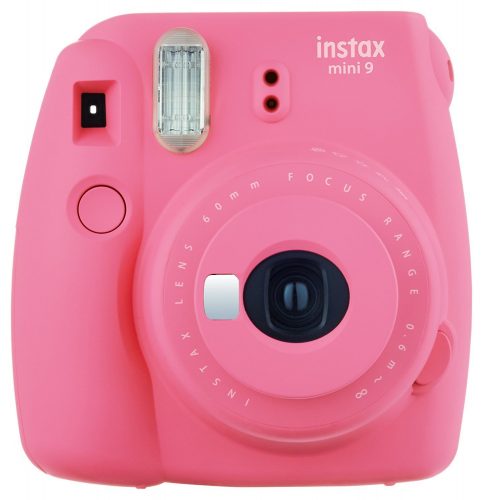FujiFilm Instax Mini 9 Instant Camera + Fuji Instax Film + Accessories Bundle - Carrying Case, Color Filters, Photo Album, Stickers, Selfie Lens - instant film cameras