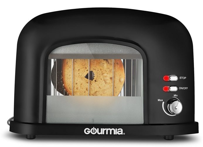 New & Improved Gourmia GWT230 - 2 Slice Motorized Toaster - See-through Toasters