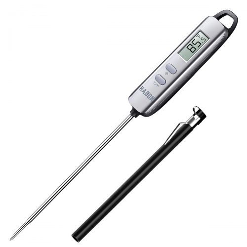 Meat Thermometer, Habor Digital Meat Thermometer Instant Read Thermometer Candy Thermometers with Super Long Probe for Christmas Thanksgiving Day Turkey BBQ Grill Kitchen Smoker Cooking Fry Food- Candy Thermometer