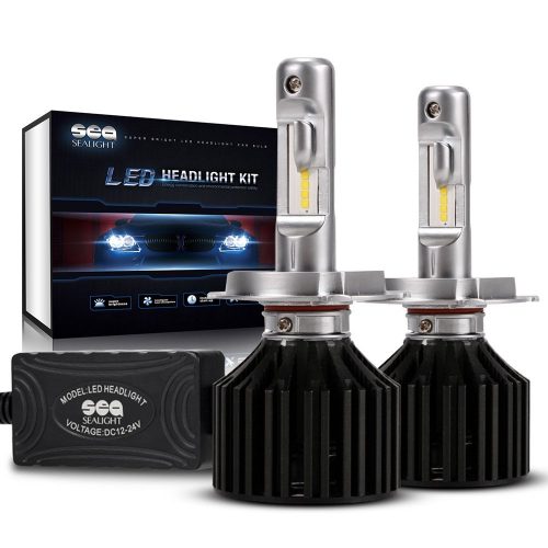 SEALIGHT H4/9003/HB2 LED Headlight Bulbs Conversion Kit, Dual High/Low Beam -Xenon White 6000K - Automotive Headlight