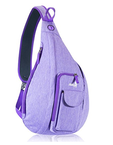 Best Deal! Plus Durable Sling Backpack for Men Women, Rope Strap Bag with 12 Multi-Pockets  - Sling Bag For Women