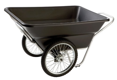 Smart Garden Cart, Black - 2-WHEEL WHEELBARROW