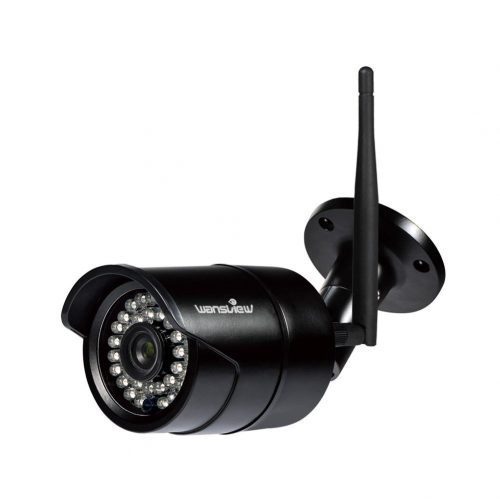 Wansview Outdoor 720P WiFi Wireless IP Security Bullet Camera, IP66 Weatherproof, 720P W3-Black. - Wireless Webcam