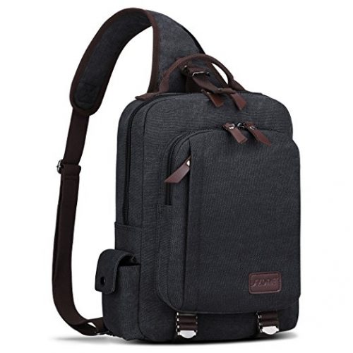 S-ZONE Sling Bag for Men Chest Shoulder Gym Backpack Sack Satchel Outdoor Cross body-Pack - Sling Bags for Men