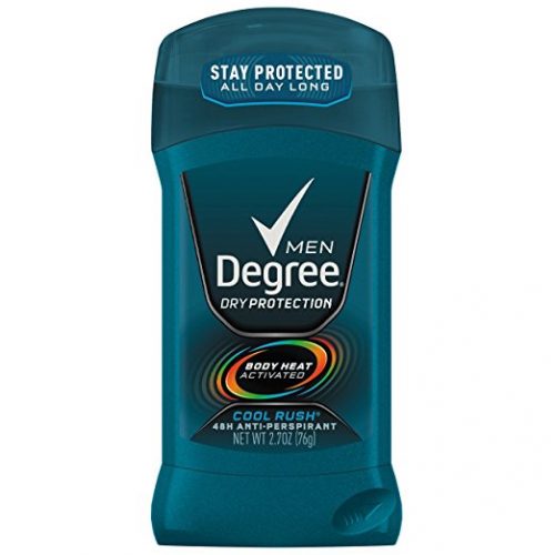 Degree Men Dry Protection 48 Hour Antiperspirant, Cool Rush 2.7 oz - deodorants for men