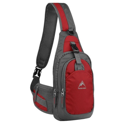 Sling Backpack, MALEDEN Water-Resistant Outdoor Shoulder Chest Pack Unbalance Crossbody Bag for Women Men Girls Boys Travel Daypack.