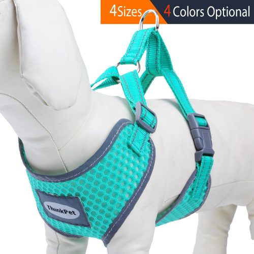 ThinkPet Reflective Breathable Soft Air Mesh Puppy Dog Vest Harness