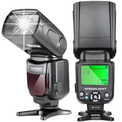 Neewer NW-561 LCD Display Speedlite Flash for All DSLR Cameras with Standard Hot Shoe