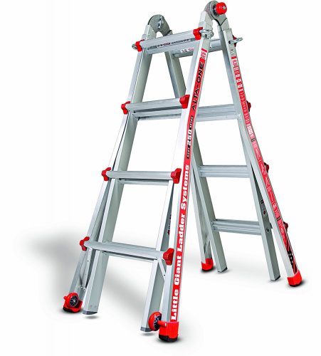 Little Giant 14013-001 Model 17 250 Lbs Capacity Alta-One Ladder, 15 Feet
