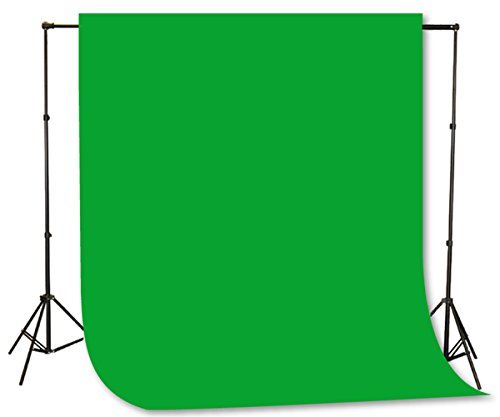 Fancierstudio Green Screen Background Stand Backdrop Support System Kit With 6ft x 9ft Chromakey Green Muslin Backdrop By Fancierstudio H804 6x9G
