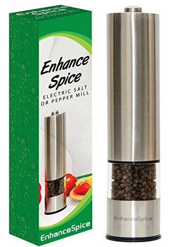 Enhance Spice Best Pepper Grinder - electric pepper grinder