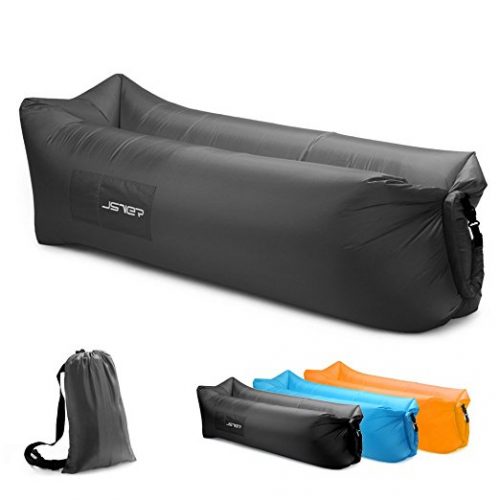 JSVER Inflatable Lounger Air Sofa with Portable Package for Travelling, Camping, Hiking, Pool and Beach Parties - Inflatable Couch
