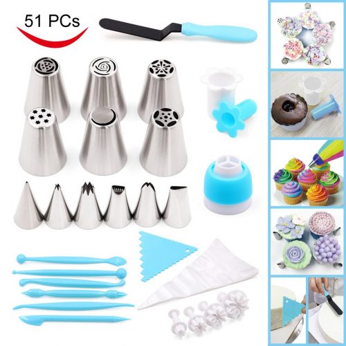 Joiedomi 51 Pieces Cake Icing and Decorating Kit - Cake Decorating Kit