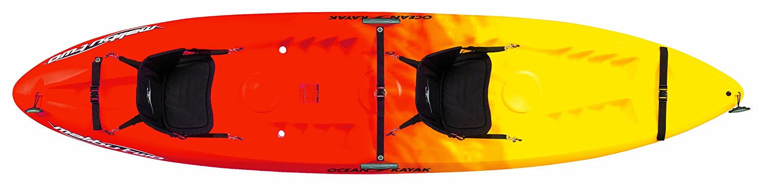 Ocean Kayak 12-Feet Malibu Two Tandem Sit-On-Top Recreational Kayak 