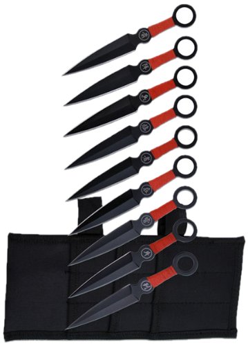 Perfect Point PP-060-9 Throwing Knife Set with Nine Knives - Throwing Knives