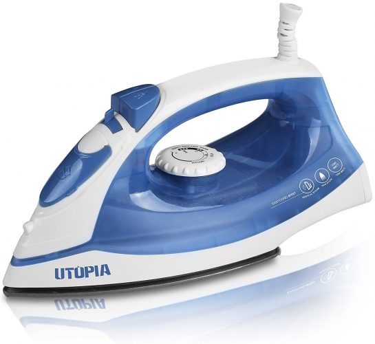 Steam Iron with Nonstick Soleplate - Travel Iron