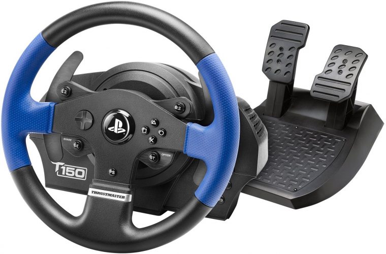 Thrustmaster T150 Force Feedback Racing Wheel for PlayStation 4 - racing steering wheel