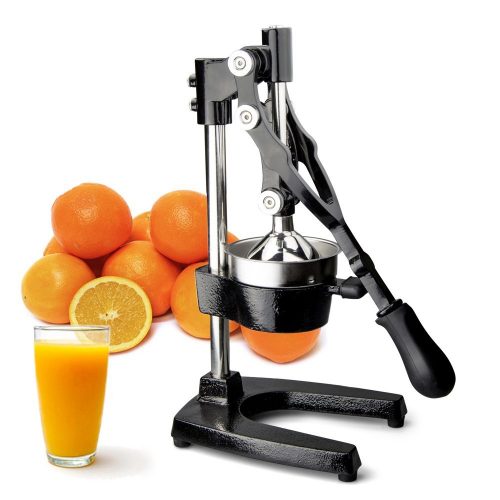  TrueCraftware Commercial Citrus Juicer Hand Press - Manual Juicer Extractor - Fruit Juice Press - Heavy Duty Cast Iron Citrus Juicer - Citrus Press - Citrus Squeezer for Lemons, Limes and Oranges etc 