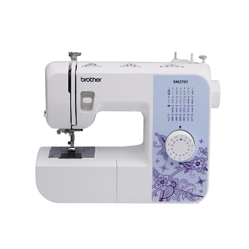 Brother XM2701 Lightweight, Full-Featured Sewing Machine with 27 Stitches, 1-Step Auto-Size Buttonholer, 6 Sewing Feet, and Instructional DVD