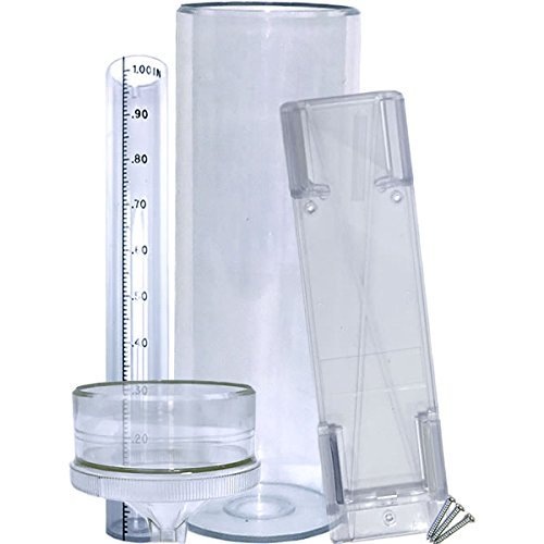 Stratus Precision Rain Gauge with Mounting Bracket (14" All Weather).