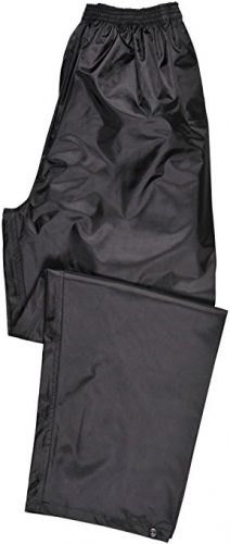 Portwest S441 Rainwear Men's Waterproof Rain Pants, Large, Black 