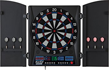 Fat Cat Electronx Electronic Soft Tip Dartboard with Cabinet  - Electronic Dart Boards