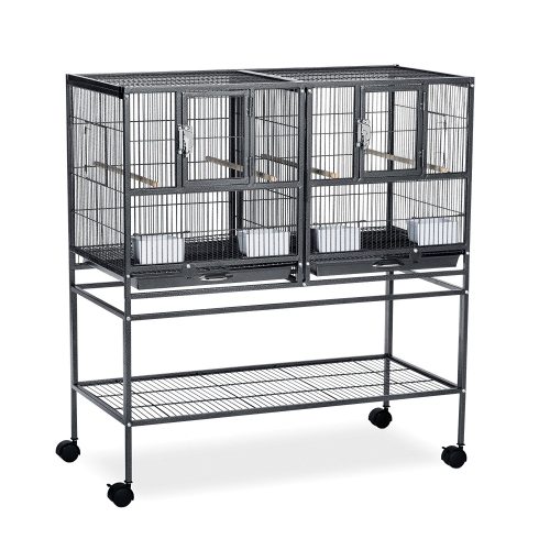 Prevue Pet Products Hampton Deluxe Divided Breeder Cage System with Stand