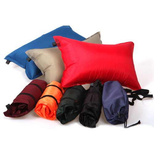 Outdoor Self Inflatable Camping Pillow, Lightweight Travel Pillow, Airplane Sleep Air Pillow Cushion, Color At Random, 1 Piece