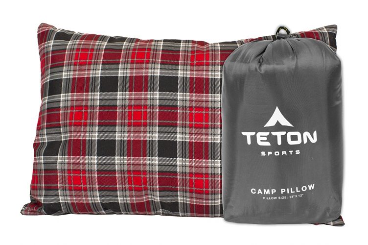 TETON Sports Camp Pillow Perfect for Camping and Travel; Free Stuff Sack Included