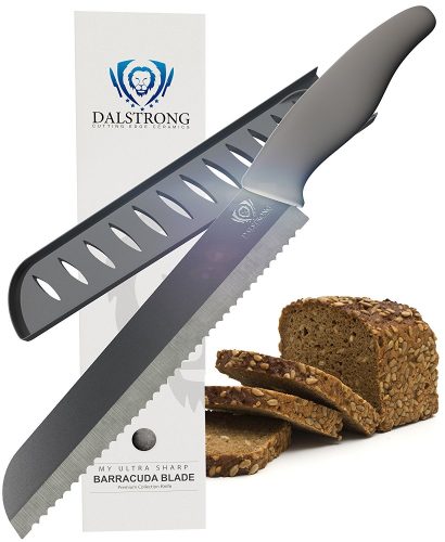 DALSTRONG Bread Knife- Barracuda Blade- Serrated Ceramic-8’’